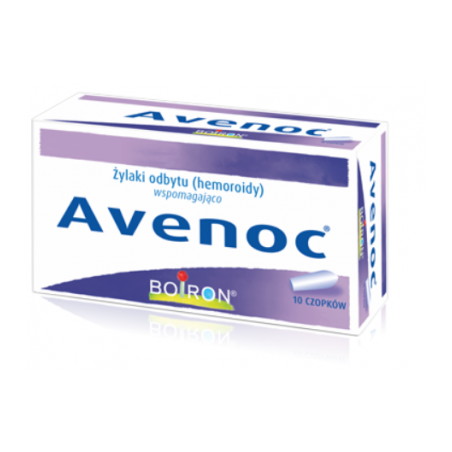 Avenoc czopki doodbytnicze, 10 czopków