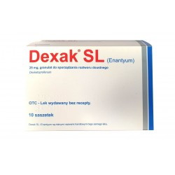 Dexak SL 25 mg, 10 saszetek...