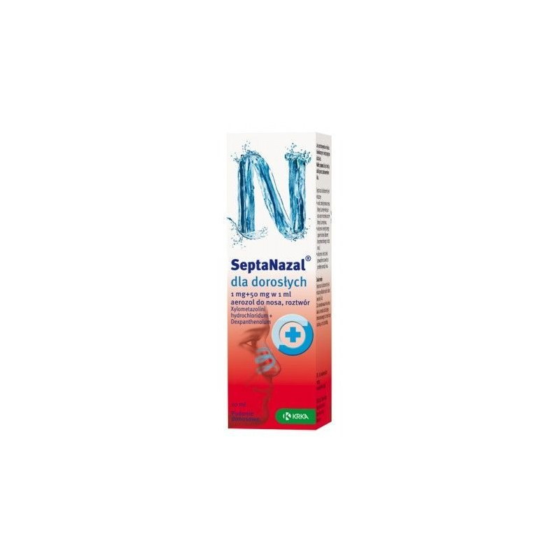 Septanazal dla dorosłych, aerozol do nosa, 10ml