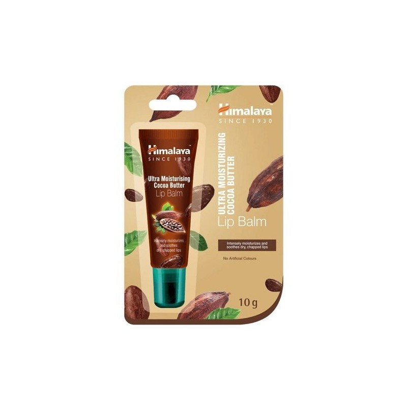 HIMALAYA Balsam do ust Ultra nawilżenie z masłem kakaowym tubka, 10 g