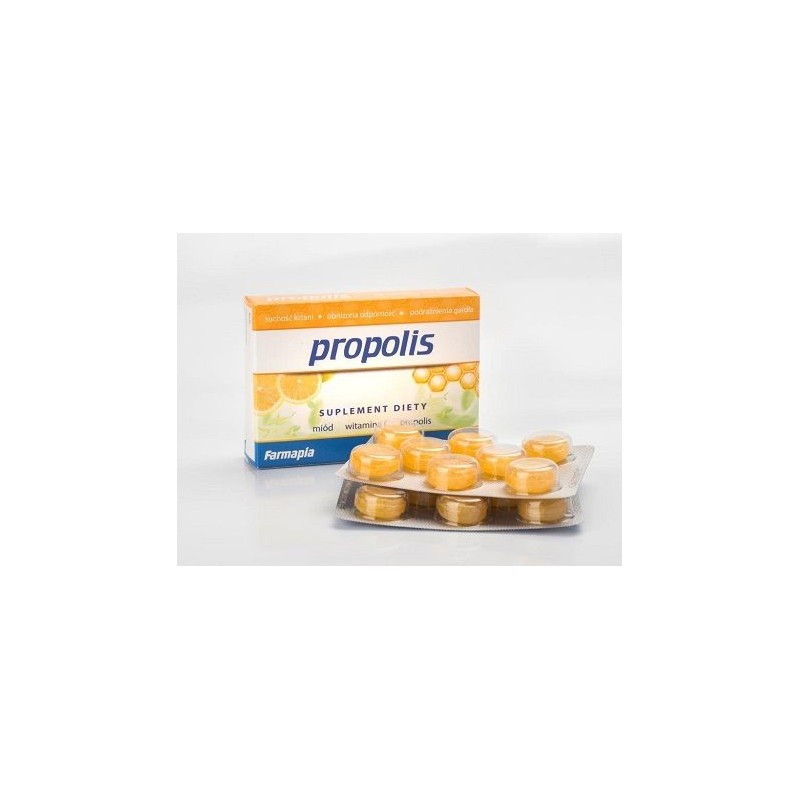 Farmapia Propolis, 16 tabletek do ssania