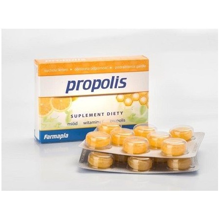 Farmapia Propolis, 16 tabletek do ssania