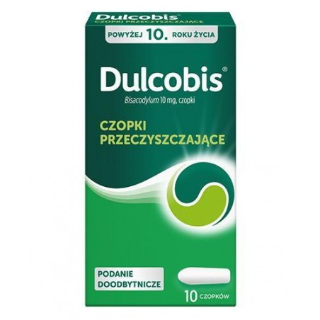 Dulcobis 10 mg, 10 czopków