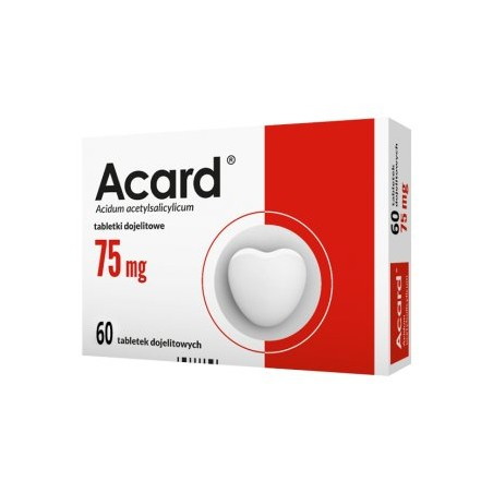 Acard 0,075 g, tabletki, 60 sztuk